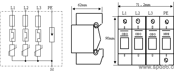 防雷器結(jié)構(gòu)圖